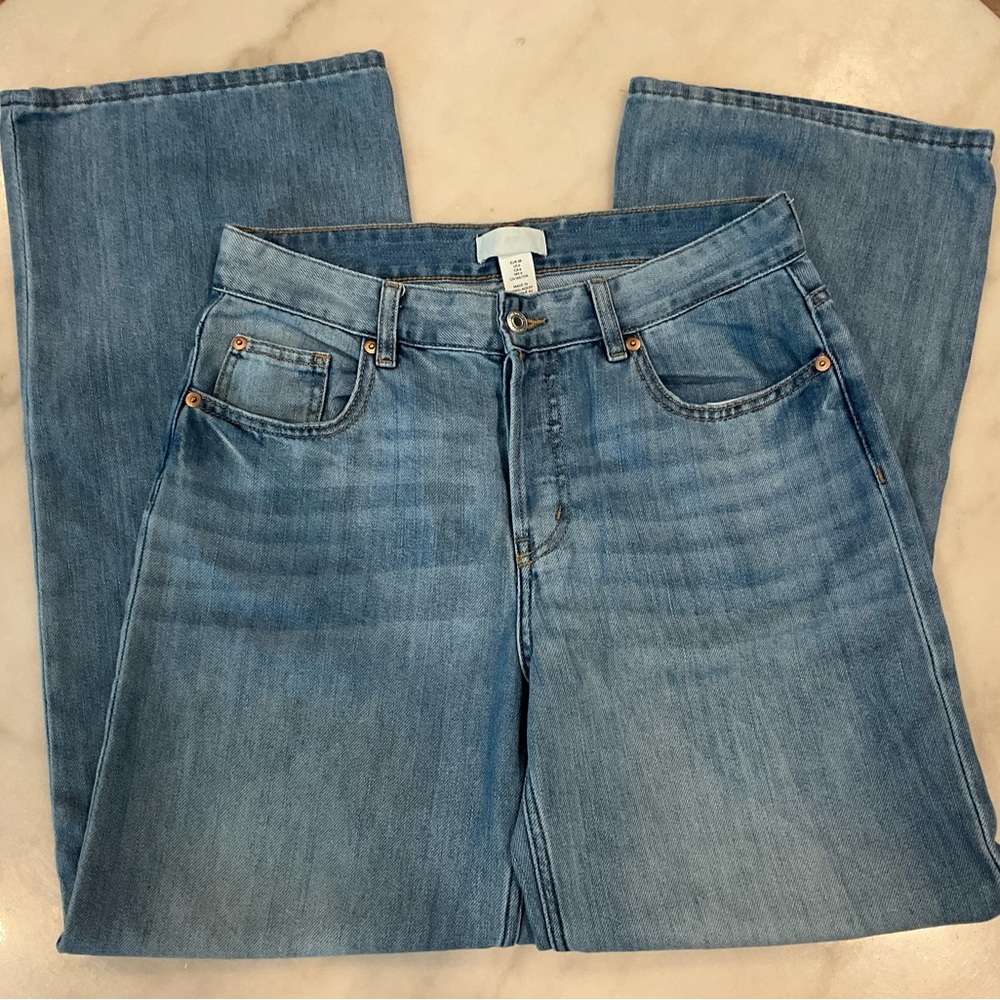 H&M Light Blue Denim Pants
